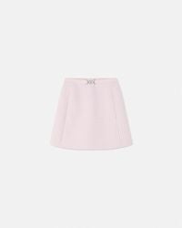 Versace - Contrasto Tweed Mini Skirt - Lyst