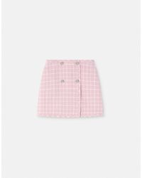 Versace - Contrasto Tweed Wrap Mini Skirt - Lyst