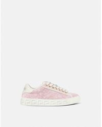 Versace - Greek Key Baroque Sneakers - Lyst
