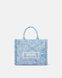 Versace - Barocco Athena Small Tote Bag - Lyst
