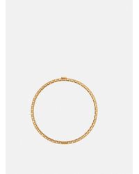 Versace - Crystal Metal Mesh Choker - Lyst