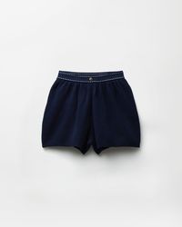 Versace - Cotton Knit Shorts - Lyst