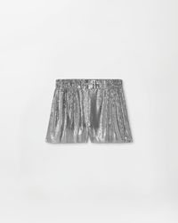 Versace - Metal Mesh Shorts - Lyst