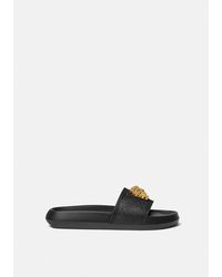 Versace - Palazzo Rubber Sliders - Lyst