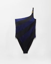 Versace - One-Shoulder Swimsuit - Lyst