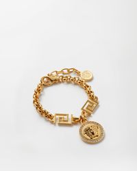 Versace - La Medusa Crystal Bracelet - Lyst