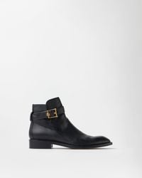 Versace - Primo Leather Ankle Boots - Lyst