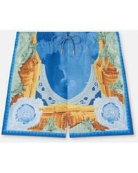 Versace - Printed Swim Boardshorts - Lyst