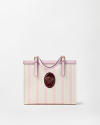 Versace - Rivière Printed Canvas Tote - Lyst