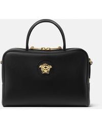 Versace - La Medusa Boston Tasche Aus Leder - Lyst