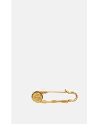 Versace - Safety Pin Brooch - Lyst