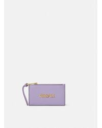 Versace - Porte-Cartes Zippé Tag - Lyst