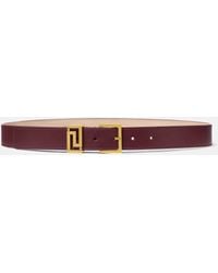 Versace - Greca Goddess Ledergürtel 3 Cm - Lyst