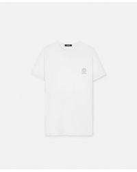 Versace - Camiseta Interior De Punto De Algodón - Lyst