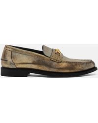 Versace - Medusa '95 Loafer Mit Echsen-Effekt - Lyst
