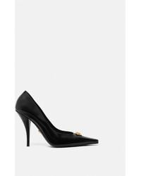 Versace - La Medusa Leather Pumps 105 Mm - Lyst