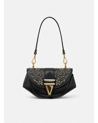 Versace - Studded Virtus Small Shoulder Bag - Lyst