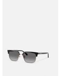 Versace - Signature Low-Bridge Squared Sunglasses - Lyst