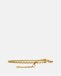 Versace - Safety Pin Chain Belt 0.8" - Lyst