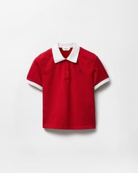 Versace - Embroidered Cotton Piqué Polo - Lyst