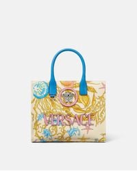 Versace - Underwater Barocco La Medusa Small Tote Bag - Lyst