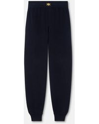 Versace - Cashmere-Cotton Knit Sweatpants - Lyst