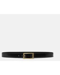 Versace - Greca Leather Belt 1.2" - Lyst