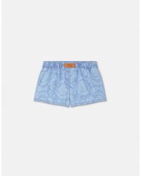 Versace - Barocco Jacquard Chambray Boxer Shorts - Lyst