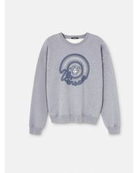 Versace - Embroidered Nautical Medusa Sweatshirt - Lyst