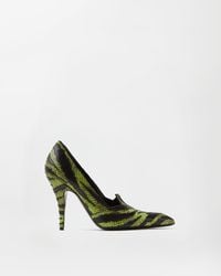 Versace - Tigre Python-Effect Leather Pumps 105 Mm - Lyst