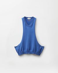 Versace - Cotton Knit Tank Top - Lyst