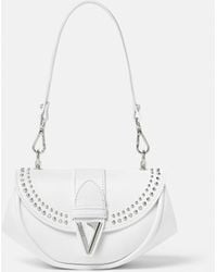 Versace - Virtus Embellished Small Shoulder Bag - Lyst
