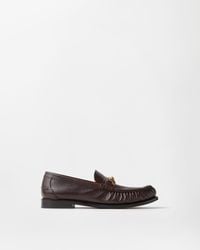 Versace - Adrian Leather Loafers - Lyst