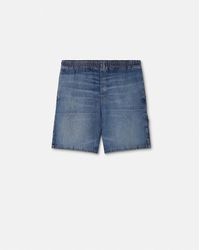 Versace - Medusa Biggie Denim Shorts - Lyst