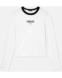 Versace - Stretch Viscose-Jersey T-Shirt - Lyst