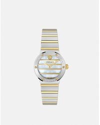 Versace - Greca Logo Pearl Watch - Lyst