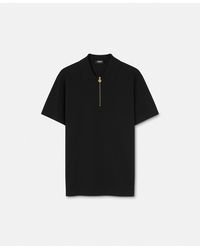 Versace - Medusa Polo Zippé - Lyst