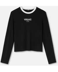 Versace - Stretch Viscose-Jersey T-Shirt - Lyst