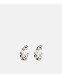 Versace - Logo Earrings - Lyst