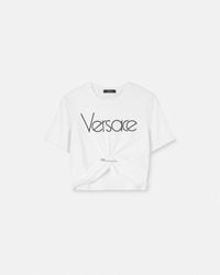 Versace - Safety Pin 1978 Re-edition Logo T-shirt - Lyst
