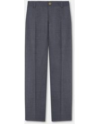 Versace - Micro-Checked Wool Jogger Pants - Lyst