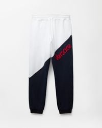 Versace - Embroidered Cotton Sweatpants - Lyst