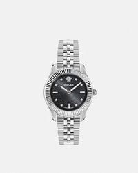Versace - Greca Time Diamond Watch - Lyst