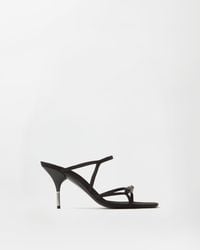Versace - Nyx Satin Mules 80 Mm - Lyst