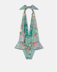 Versace - Einteiliger Badeanzug Underwater Barocco - Lyst
