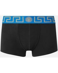 Versace - Cotton-Jersey Trunks - Lyst