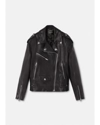 Versace Leather jackets for Women | Christmas Sale up to 54% off | Lyst
