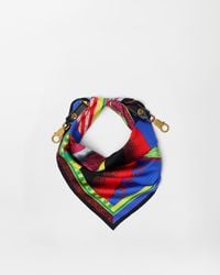 Versace - Printed Silk Scarf Charm 55 Cm - Lyst