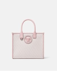Versace - V Allover La Medusa Small Tote Bag - Lyst