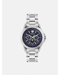 Versace - V-Galaxy Moonphase Watch - Lyst